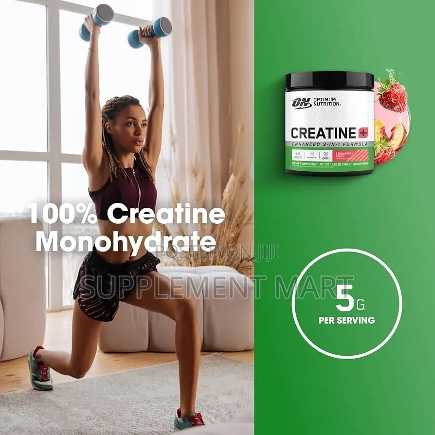 Optimum Nutrition Creatine + Enhanced 3-in-1 360G – 40 Servings