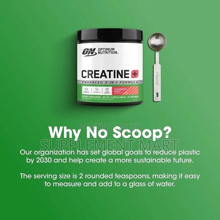 Optimum Nutrition Creatine + Enhanced 3-in-1 360G – 40 Servings