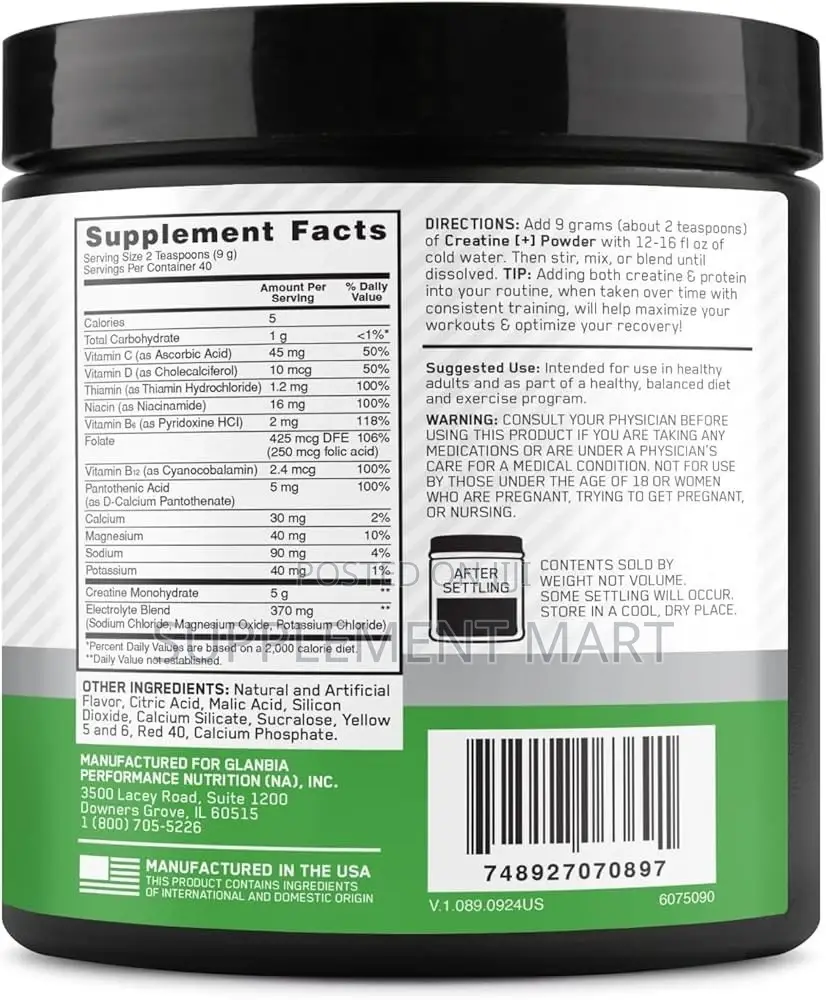 Optimum Nutrition Creatine + Enhanced 3-in-1 360G – 40 Servings