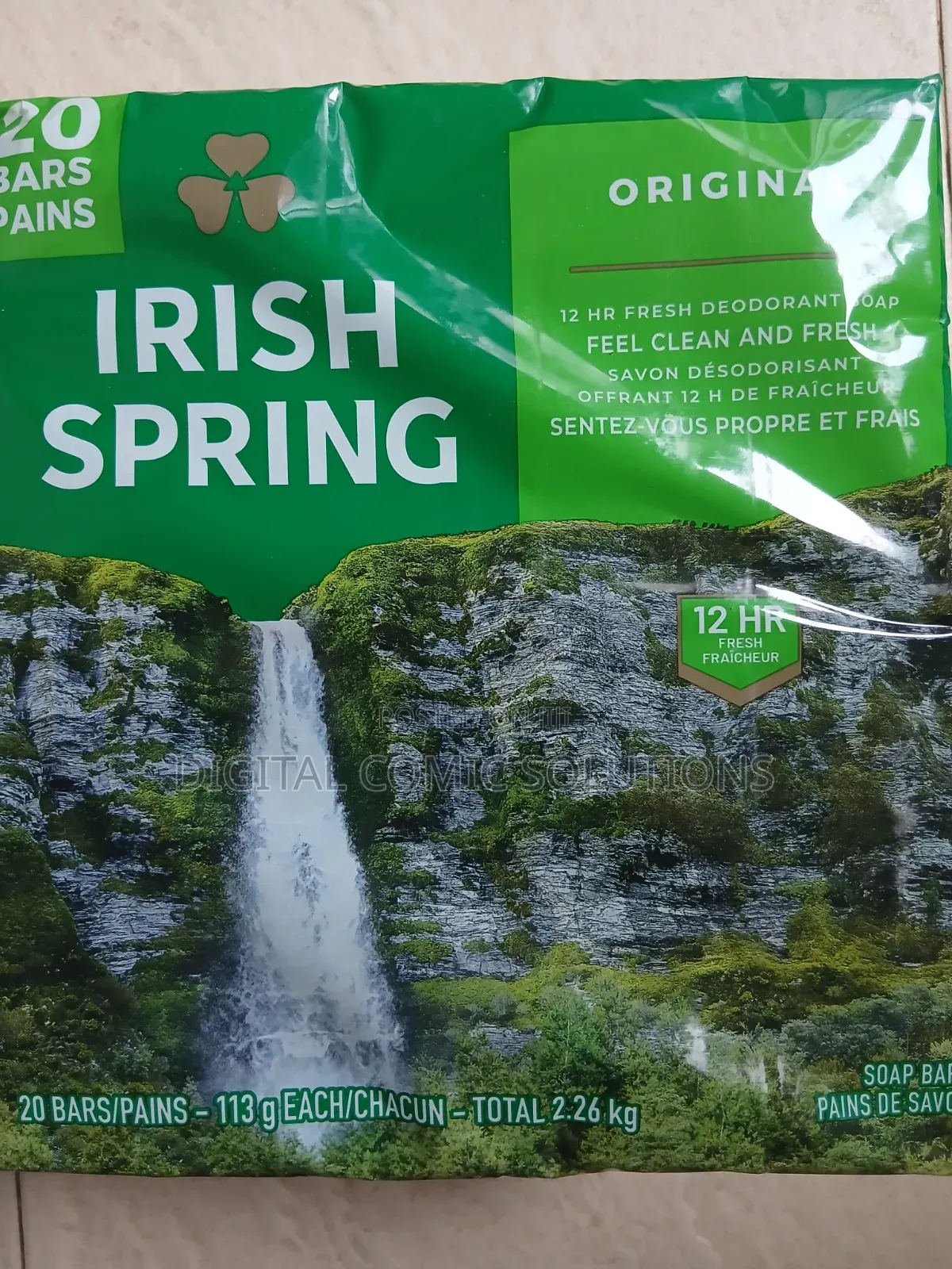 Original Imported Irish Spring Bar Soap
