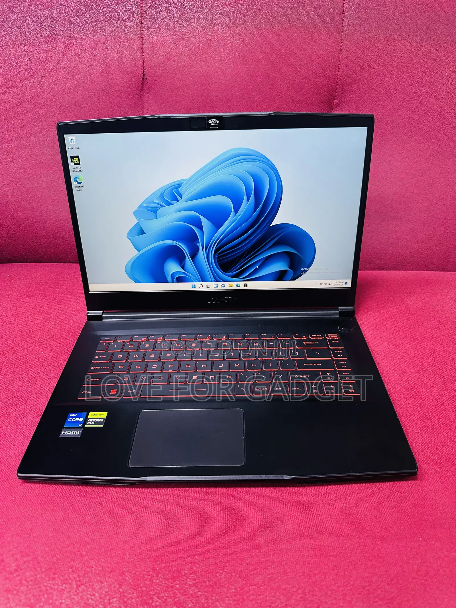 Laptop MSI GF63 64GB Intel Core i7 HDD+SSD 4T