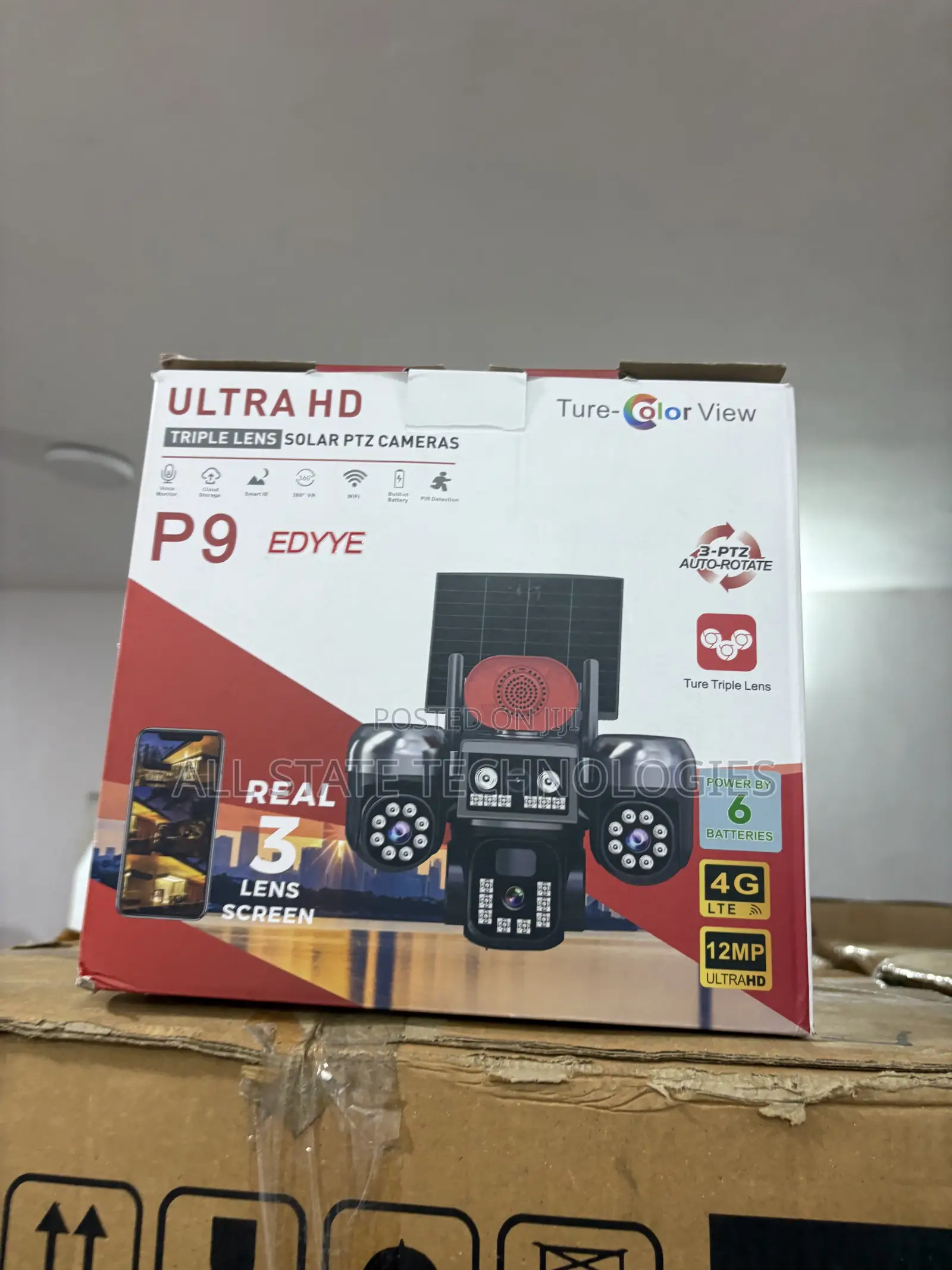 EDYYE P9 Solar Powered Outdoor Camera