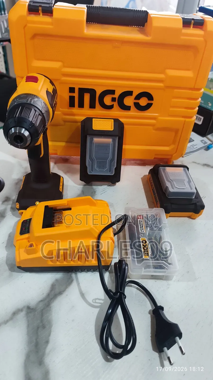 INGCO 20V Brushless Drill