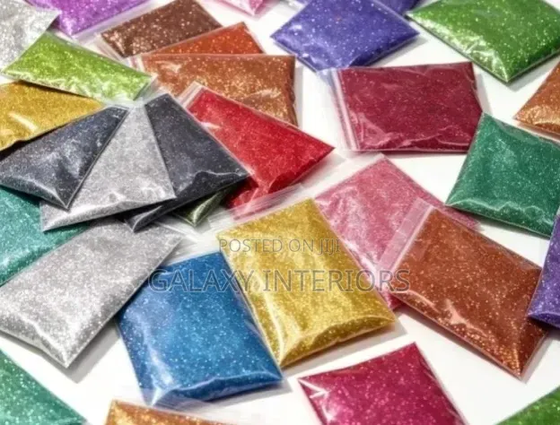 Glitters and Colourful Stones for Epoxy Resin Art Works