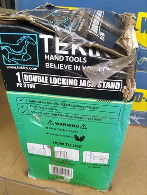 Tekiro Double Locking Jack Stand 3ton