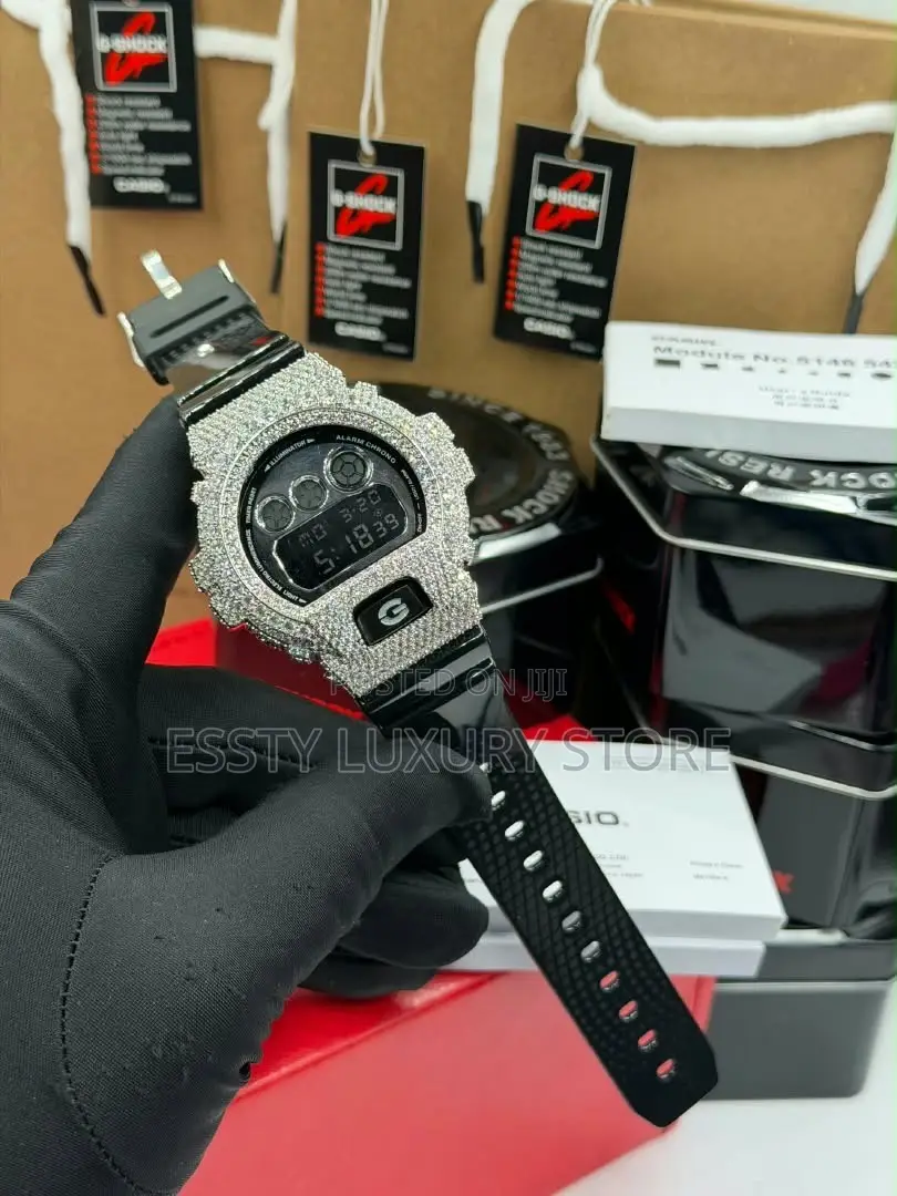 High Qualityiced Out Cz Diamond G-Shock Wristwatch