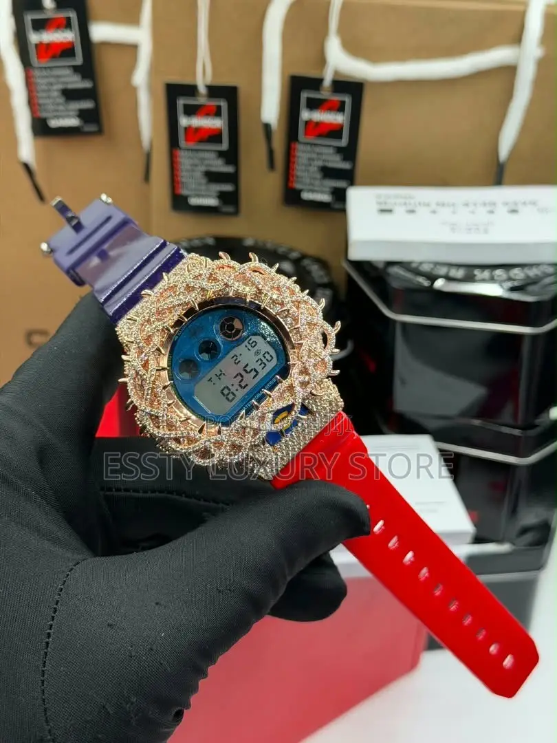 High Qualityiced Out Cz Diamond G-Shock Wristwatch
