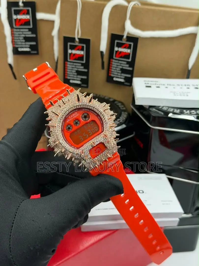 High Qualityiced Out Cz Diamond G-Shock Wristwatch