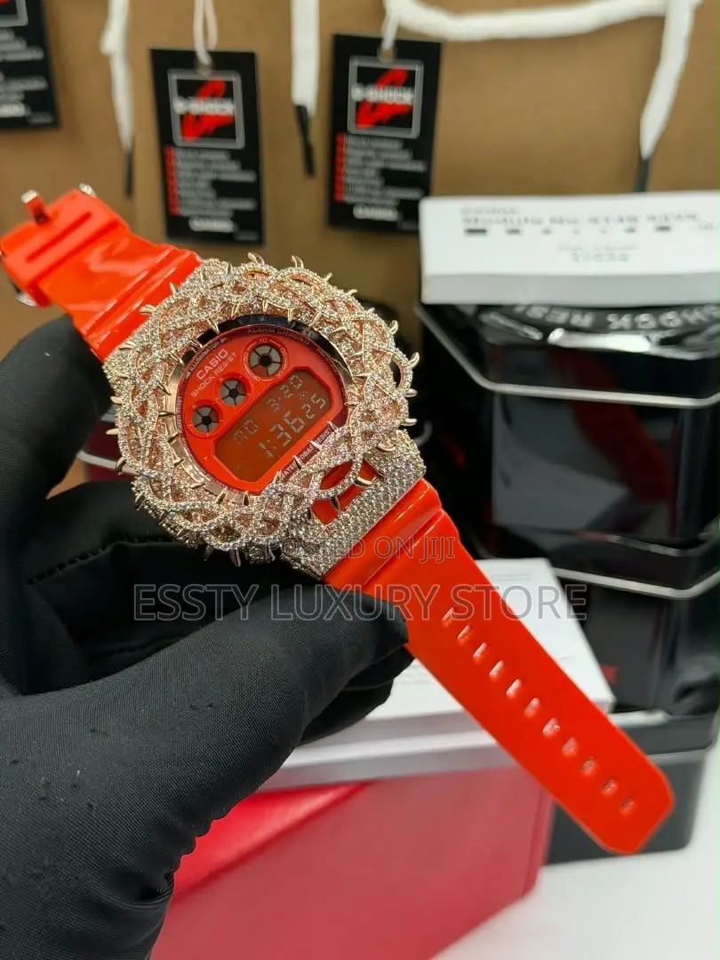 High Qualityiced Out Cz Diamond G-Shock Wristwatch