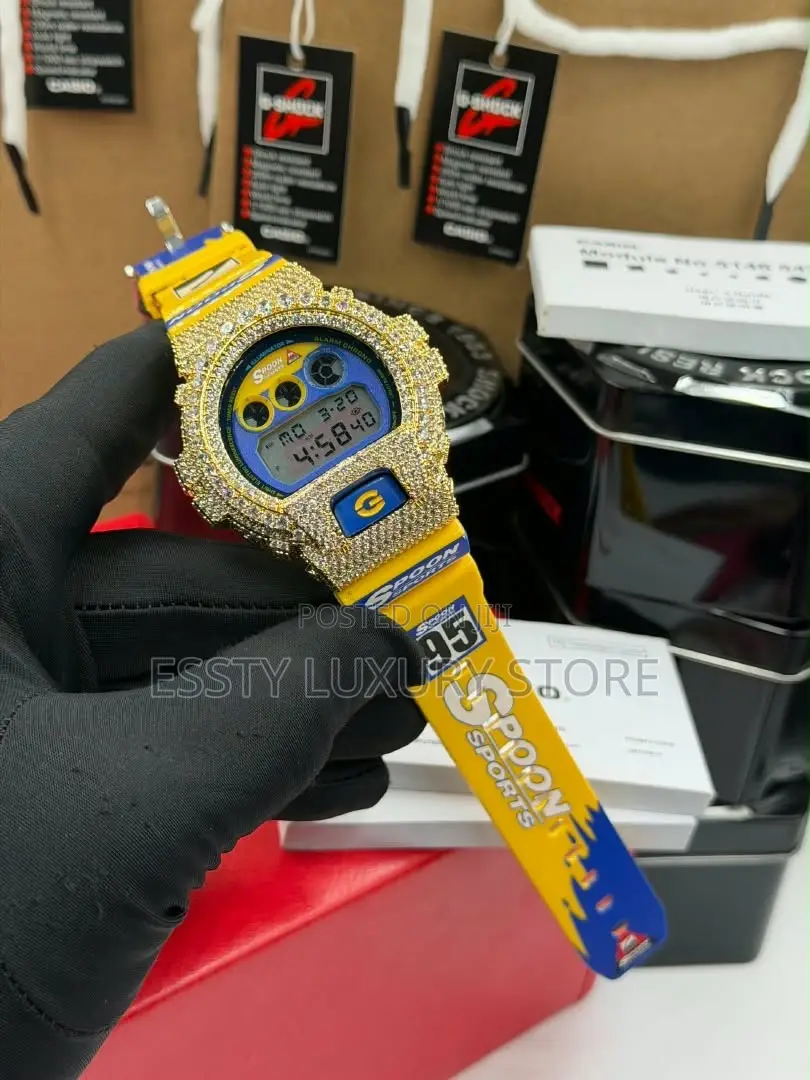 High Qualityiced Out Cz Diamond G-Shock Wristwatch