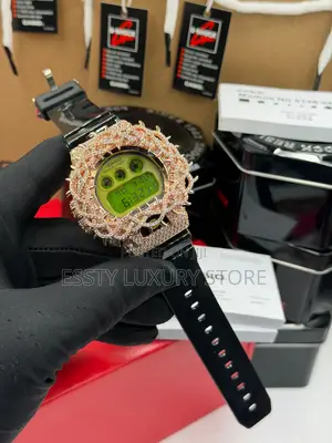 High Qualityiced Out Cz Diamond G-Shock Wristwatch
