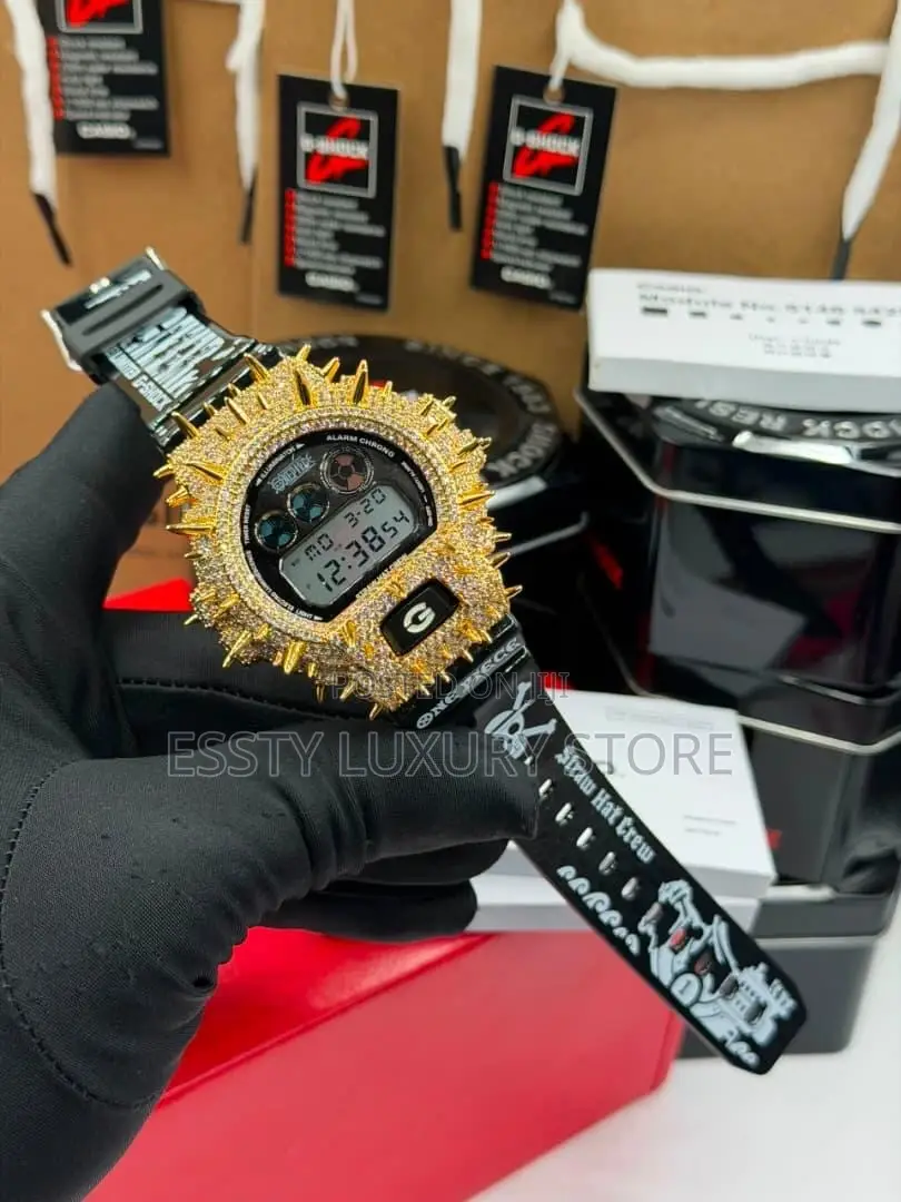 High Qualityiced Out Cz Diamond G-Shock Wristwatch