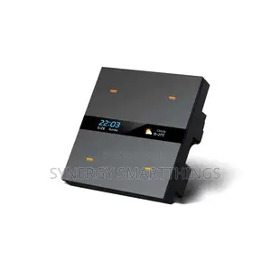 Tuya M8 Pro Zigbee Smart Switch 4Gang Control Panel Scene Switch Black