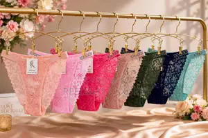 3 PCS Women’s Rhinestone Net Panties