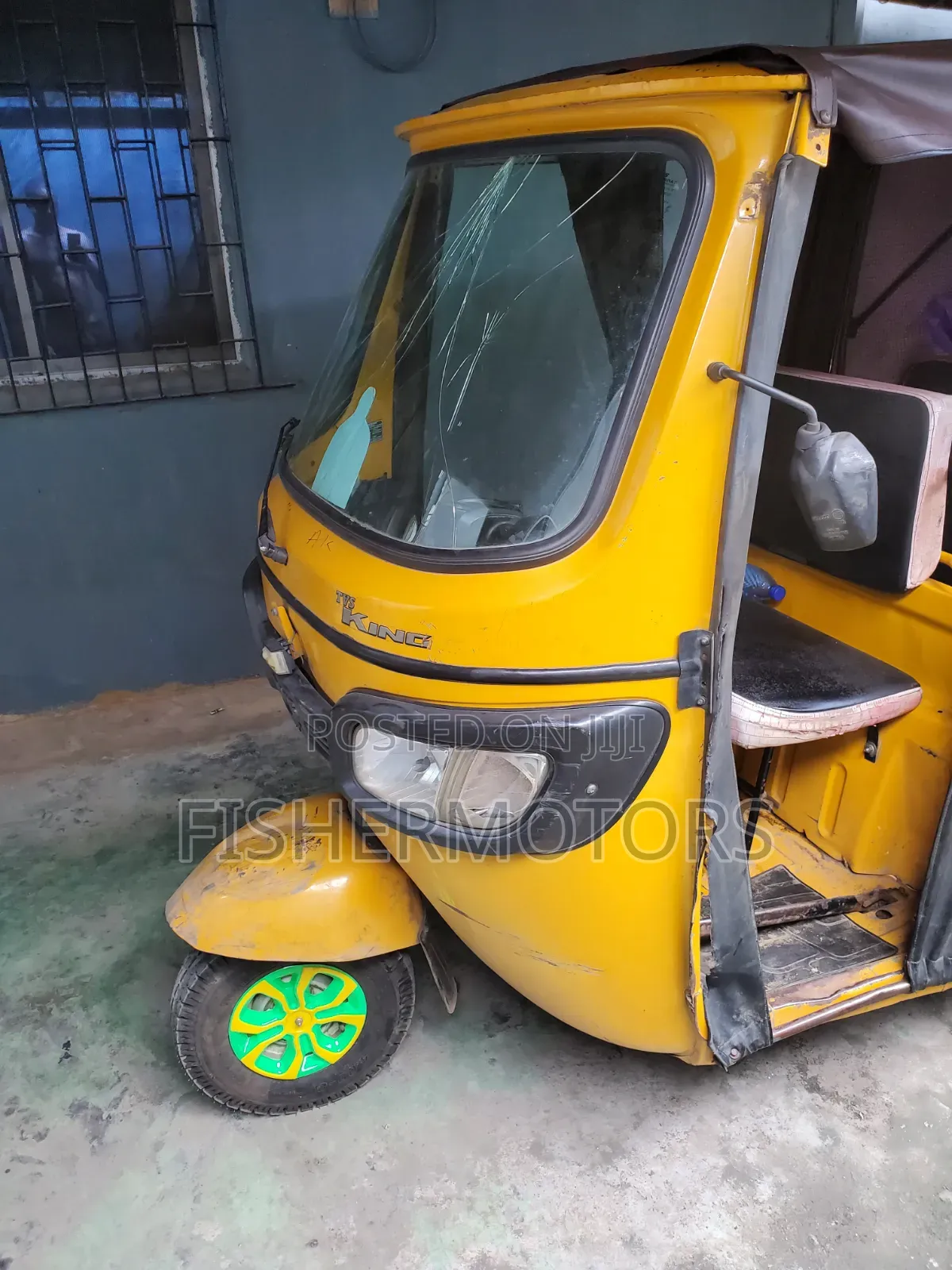 TVS King Deluxe Plus iTouch Start 2024 Yellow