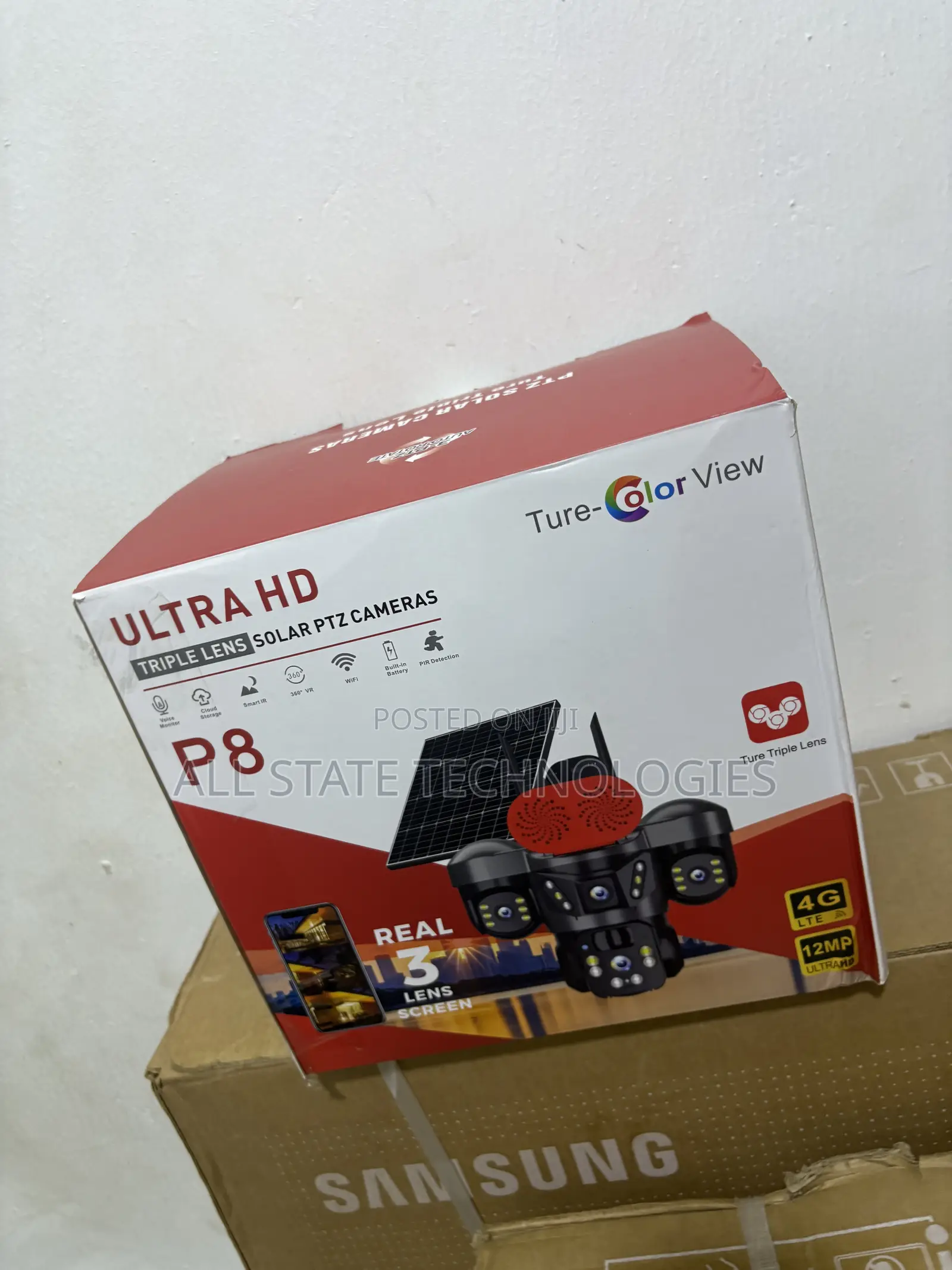 EDYYE P9 360-Degree Solar Security Camera
