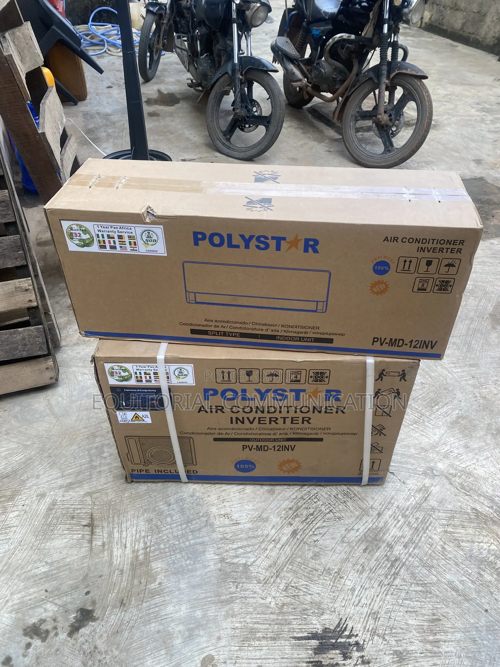 Polystar 1.5HP Inverter Air Conditioner PV-MD-12INV