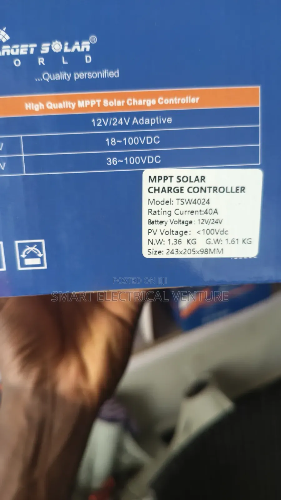 40A Target Solar MPPT Charge Controller