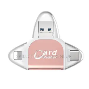 4-in-1 Card Reader Micro Sd Memory Card Adapter