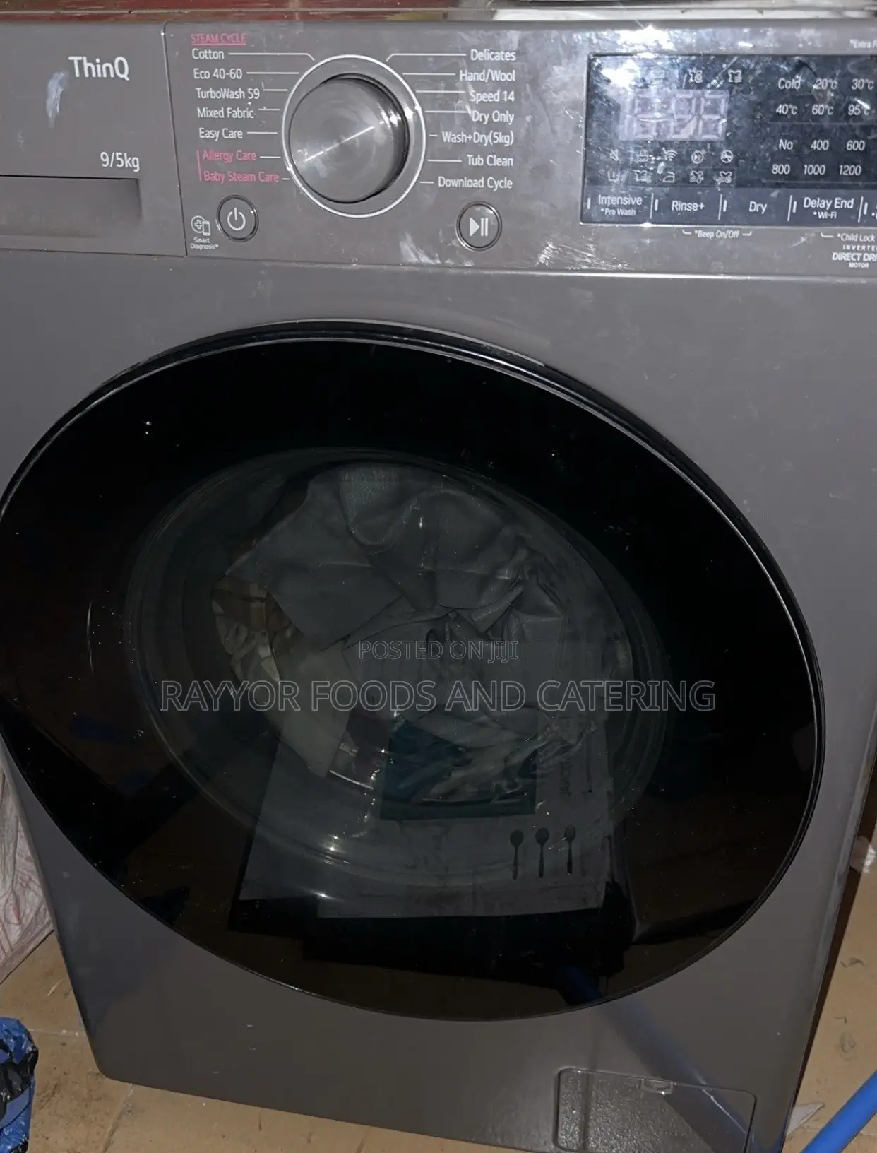 LG 9/5kg Ffront Load Automatic Washing Machine