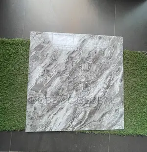 NEW Grey Marble Design Tile – Glossy Finish OF60x60