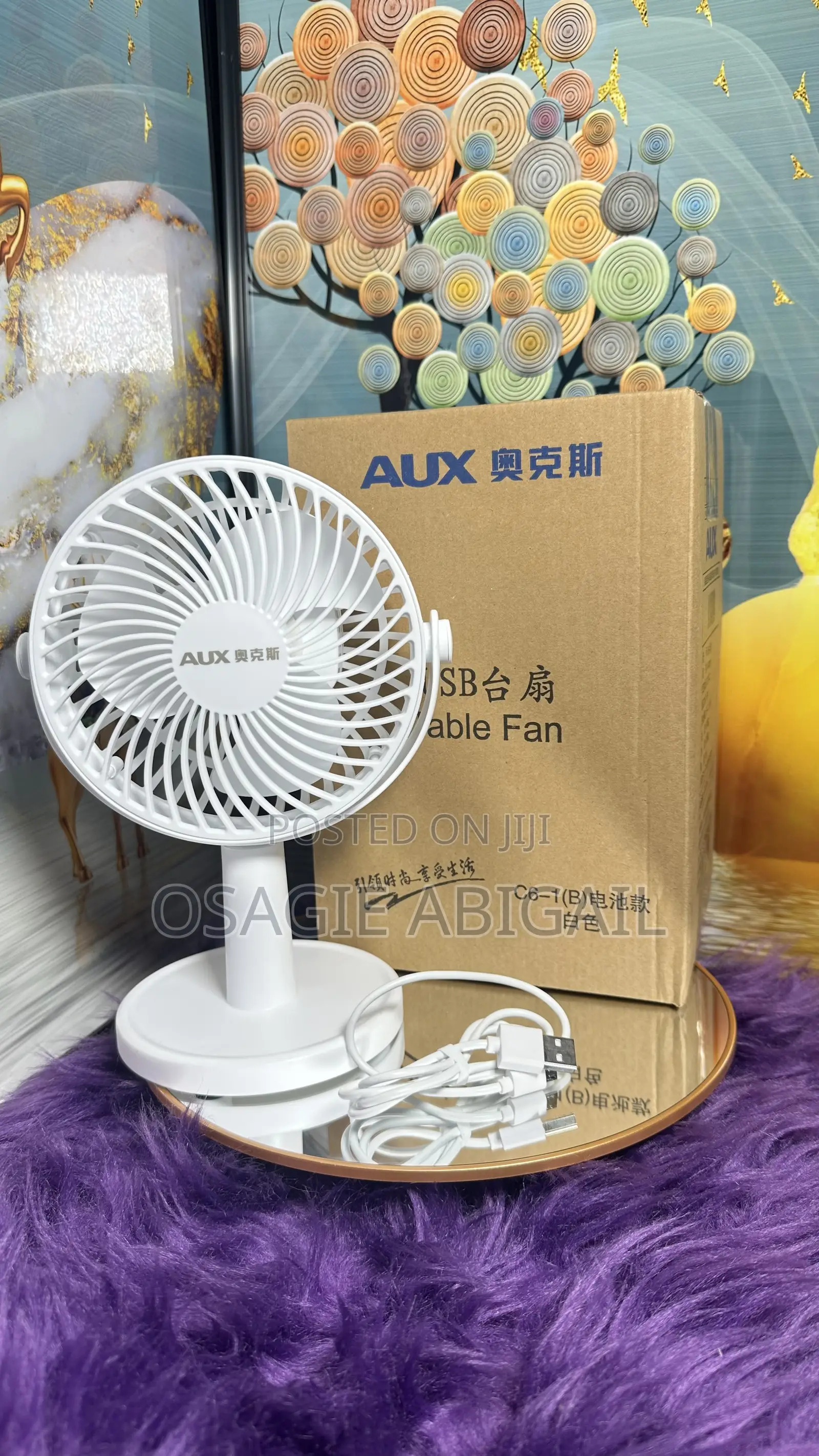 Rechargeable Portable Fan