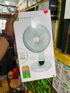 Durable Power Rechargeable Fan