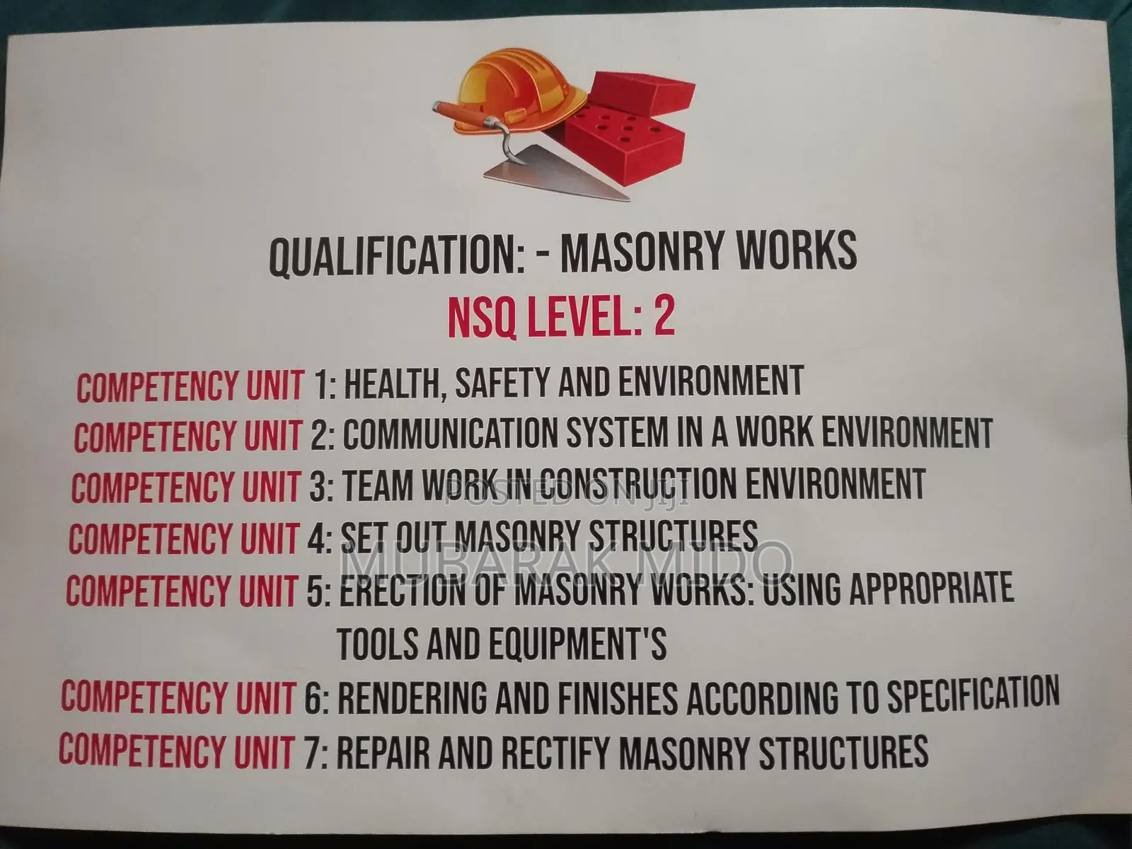 Construction Building Certificate