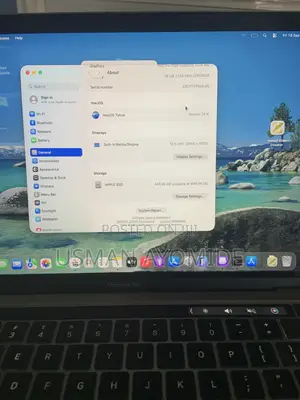 Laptop Apple MacBook Pro 2020 16GB Intel Core i7 SSD 512GB