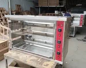 Commercial Gas Chicken Rotisserie Oven - Justa 3-Spit Stainless Steel
