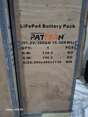 15kwh/48v Patern Lithium-Iron Phosphate Energy Storage Battery System