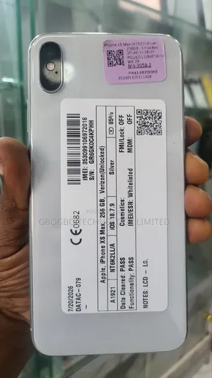 Apple iPhone XS Max 256 GB White