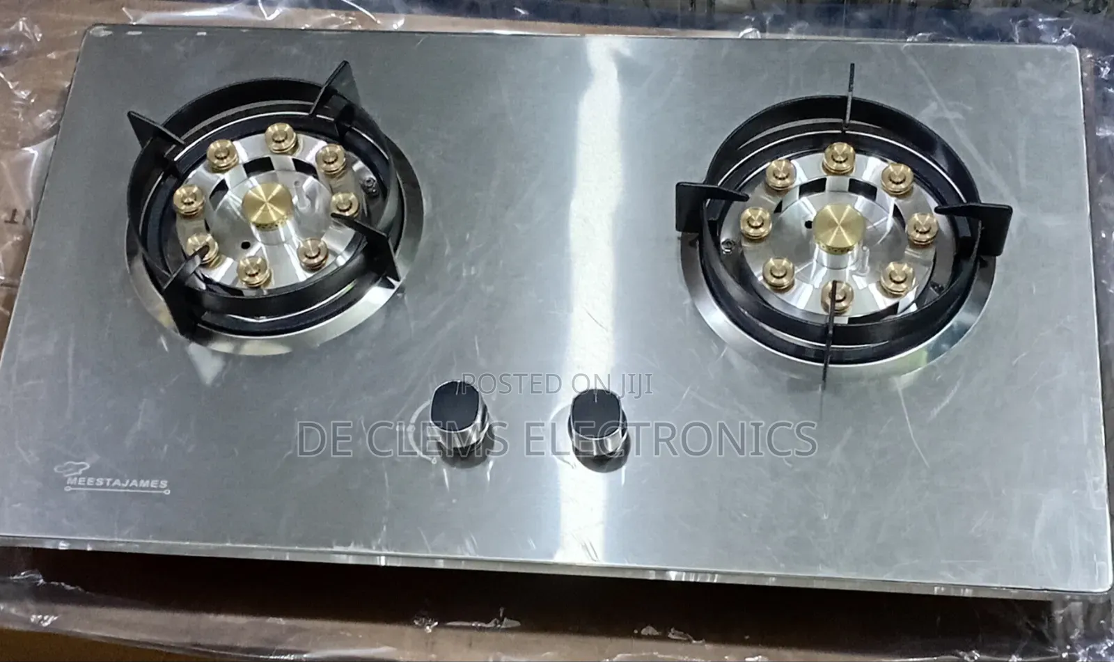 2Burner Built in Gas Stainless Cooker