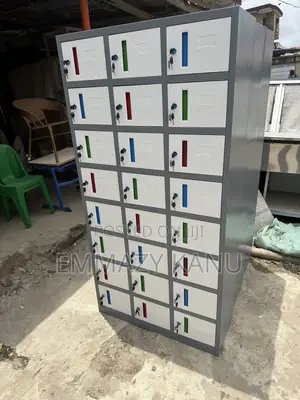 3ft by 6ft 24 Door Locker Cabinet