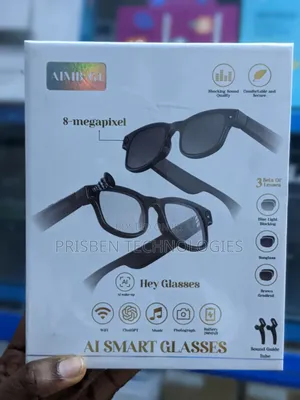 AI Smart Eye Glass Camera 8MP