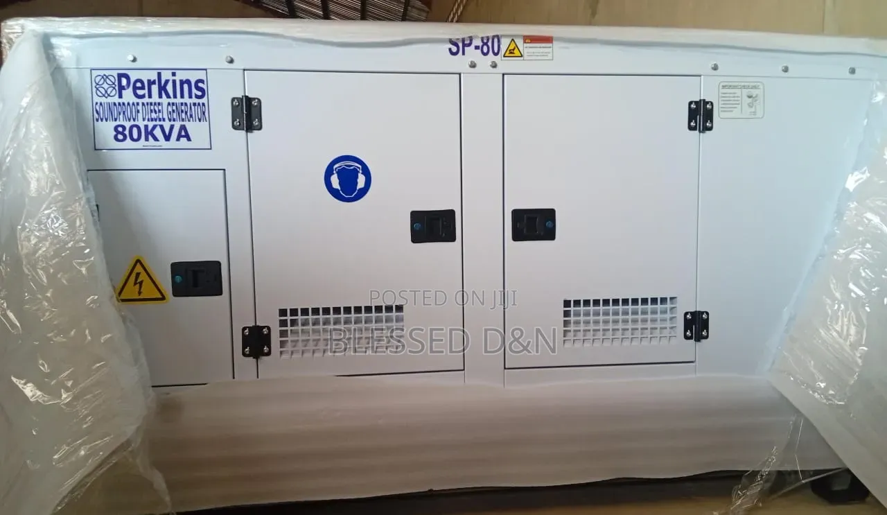 80kva Perkins Soundproof Diesel Generator
