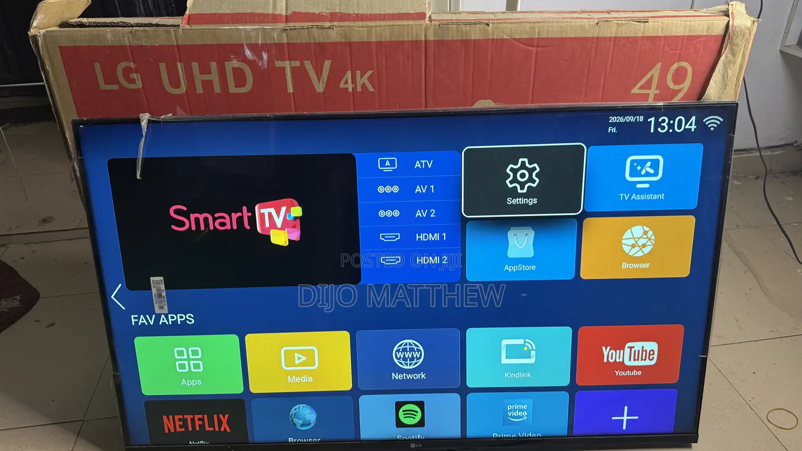LG Smart TV 49inches