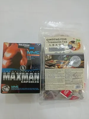 Ginseng Five Treasure Tea &Maxman Capsules(treats Erectile Dysfunction
