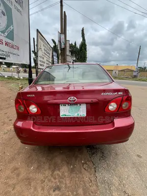 Toyota Corolla 2005 Burgundy