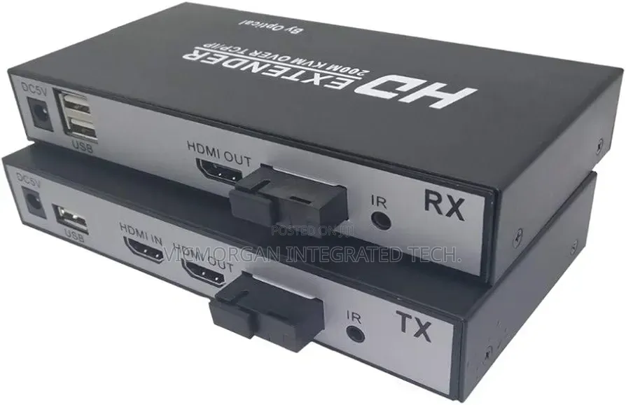 20km HDMI Fiber KVM Extender Set (Transmitter and Receiver
