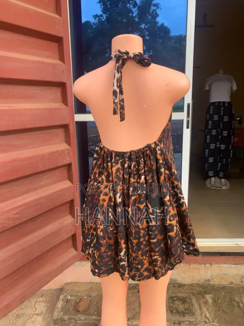 Backless Vintage Dress