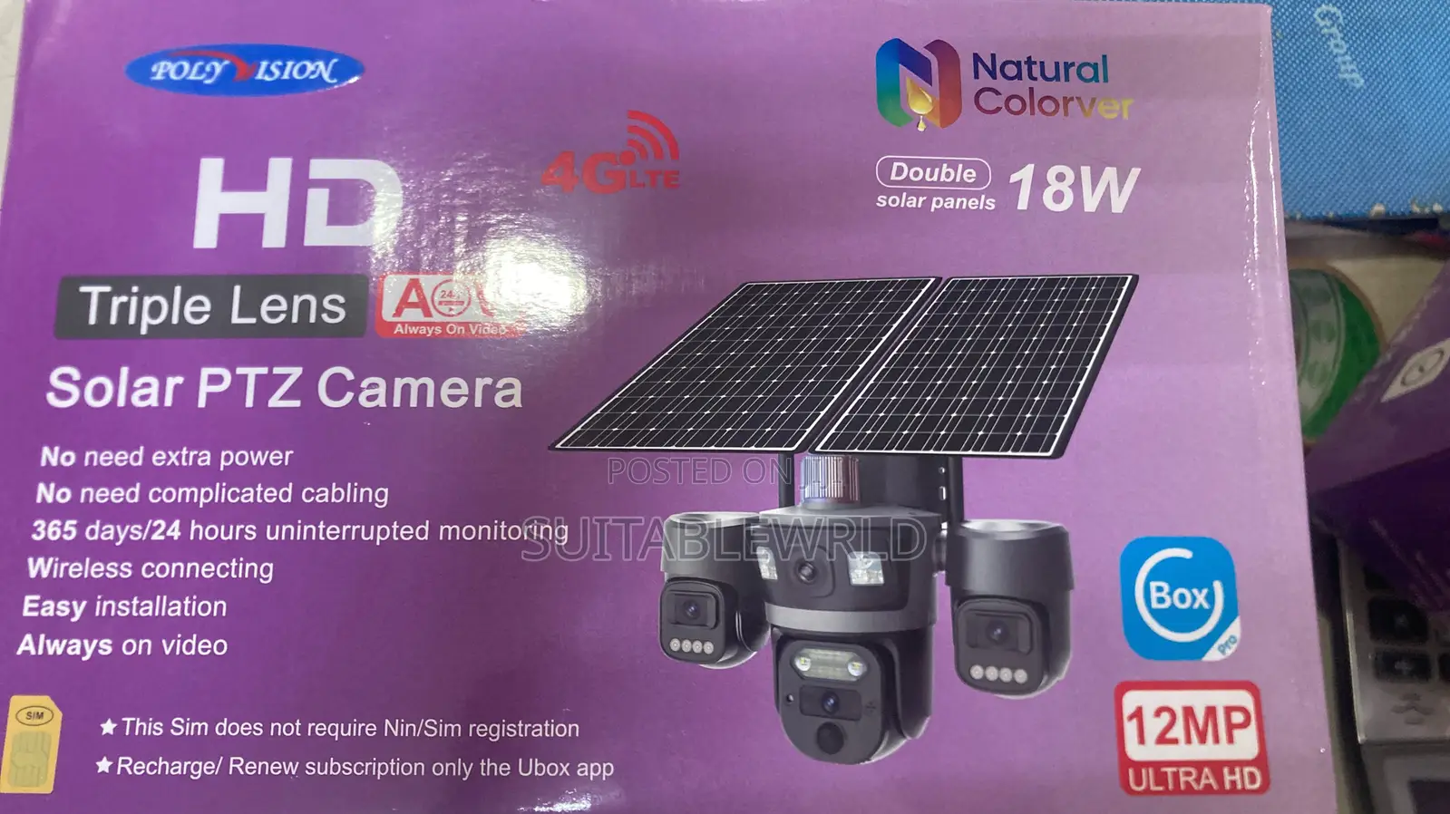 Ubox 3lens Double Panel 18w