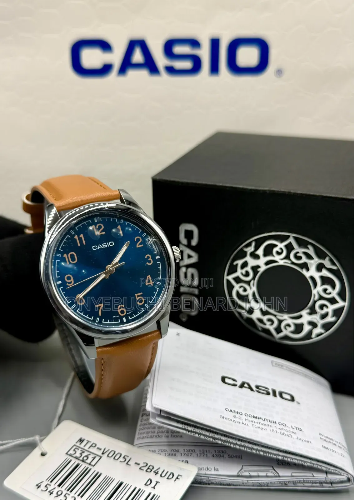 Casio Leather Watch