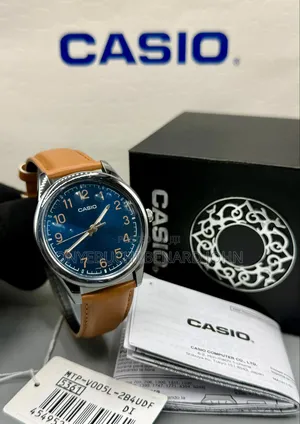 Casio Leather Watch