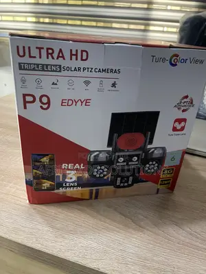 Ultra HD Triple Lens Solar PTZ Security Camera