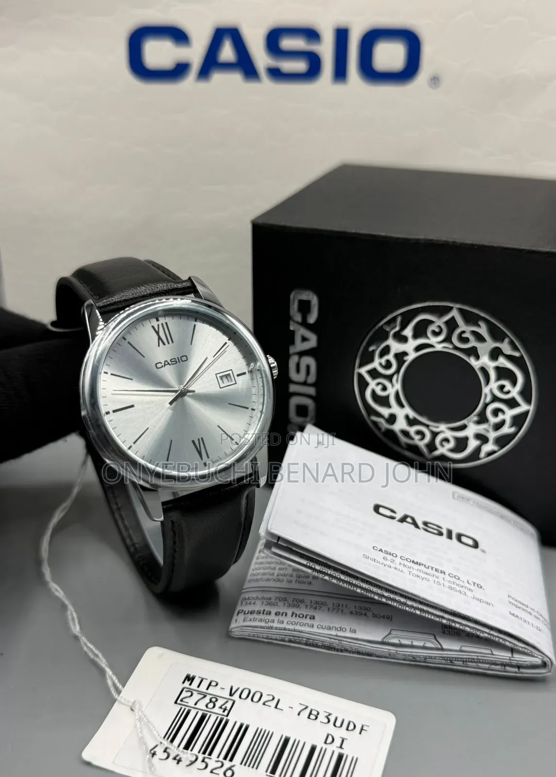 Casio Leather Watch