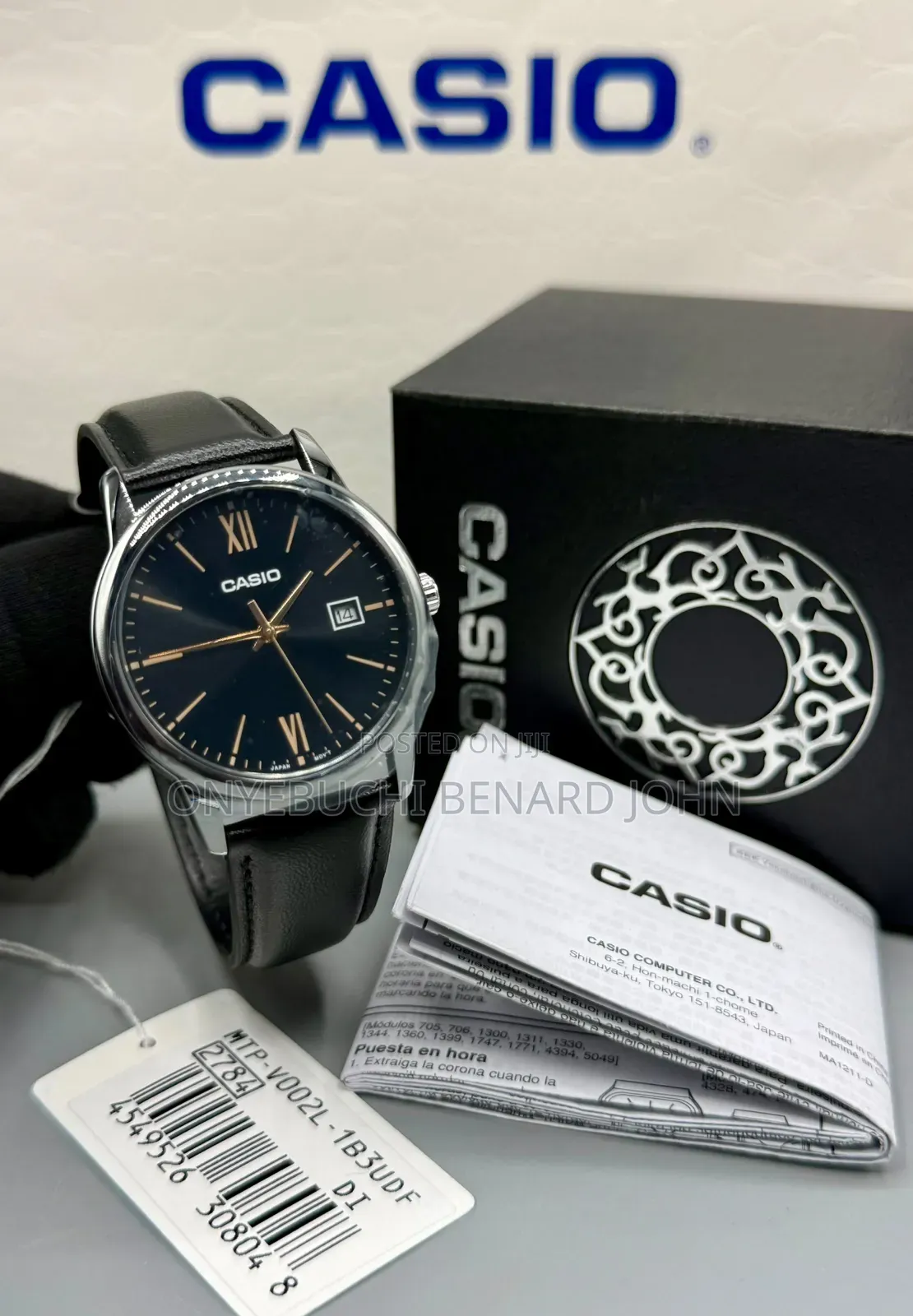 Casio Leather Watch