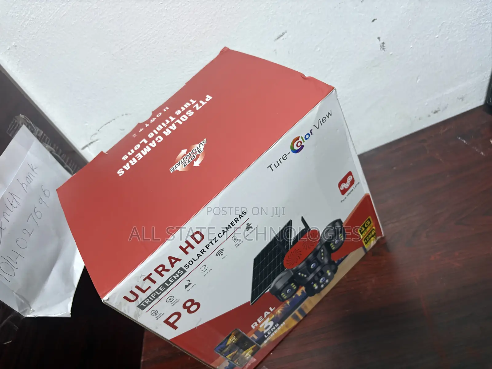 EDYYE P9 360° Pan-Tilt Solar Security Camera