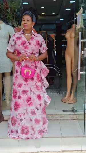 Flowering Long Rap Dress
