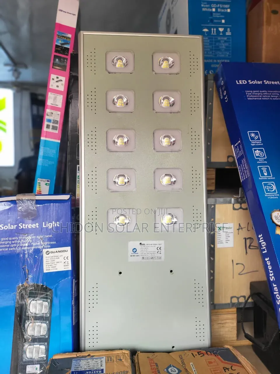 10 Eye Led Solar Industrial Light